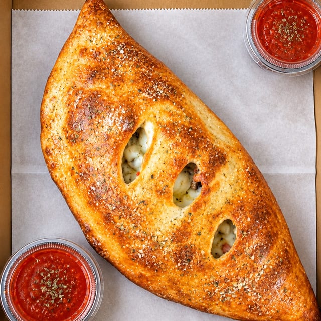 LARGE HAM CALZONE.