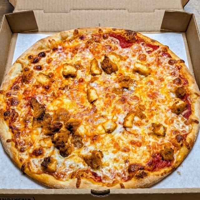 SMALL CHICKEN PARM PIZZA.