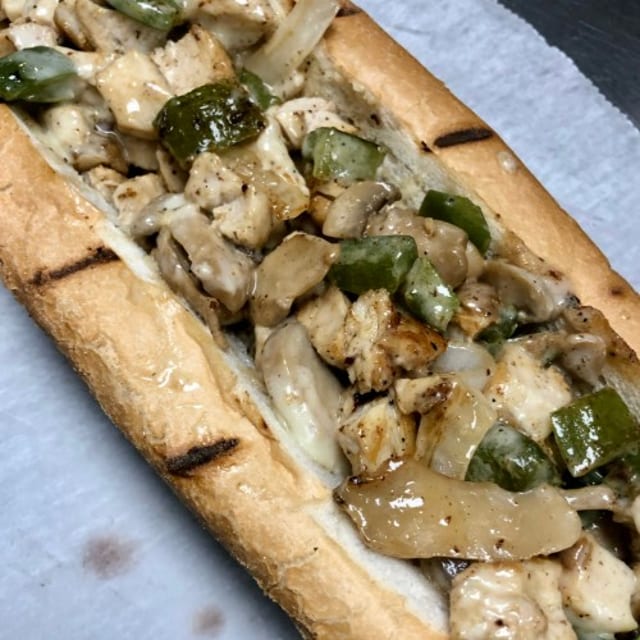 LARGE PHILLY CHICKEN SPECIAL SUB.
