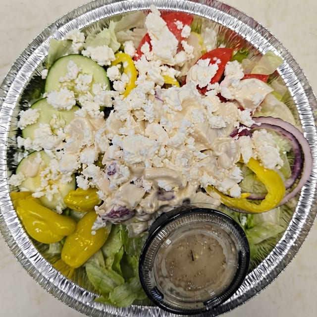 LARGE GREEK SALAD.