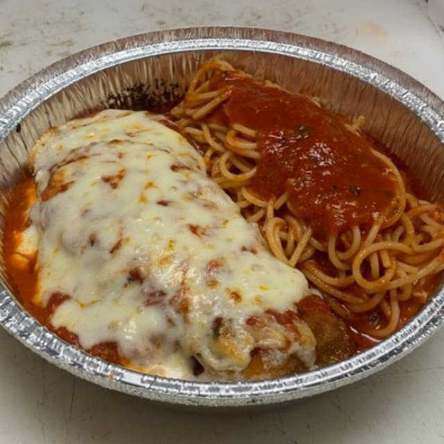 BAKED EGGPLANT PARM.