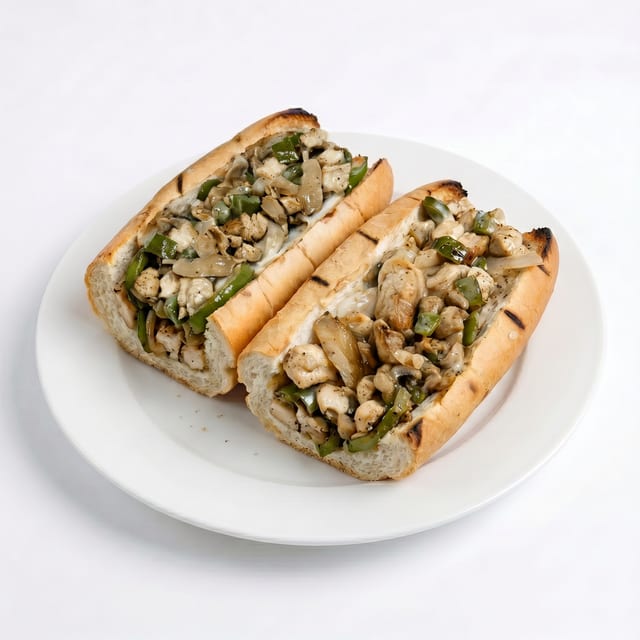 LARGE PHILLY CHICKEN SPECIAL SUB.