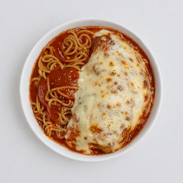 BAKED EGGPLANT PARM.