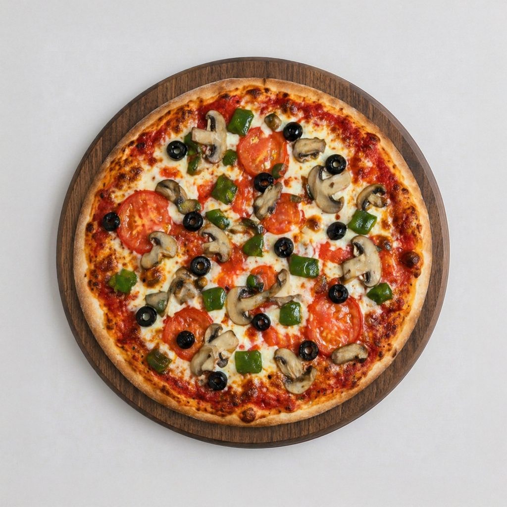 SMALL VEGGIE PIZZA.