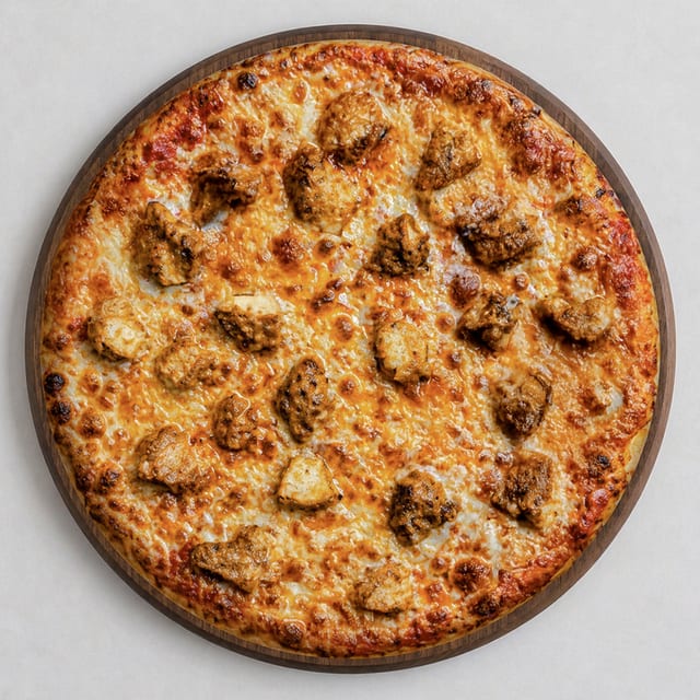 LARGE CHICKEN PARM PIZZA.