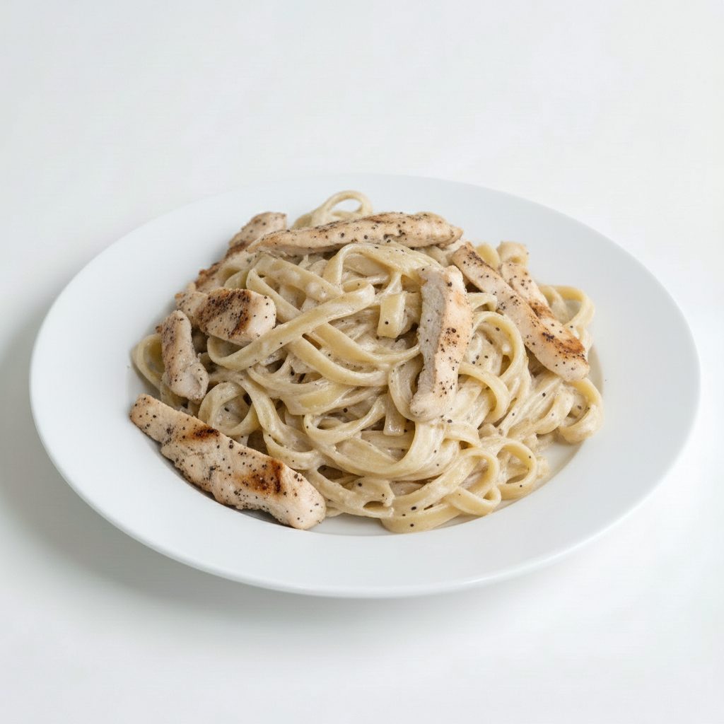 CHICKEN ALFREDO.