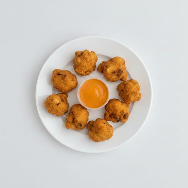 BUFFALO CAULIFLOWER BITES.