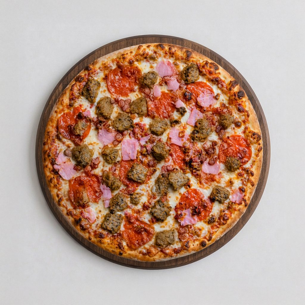 SMALL MEATLOVERS PIZZA.