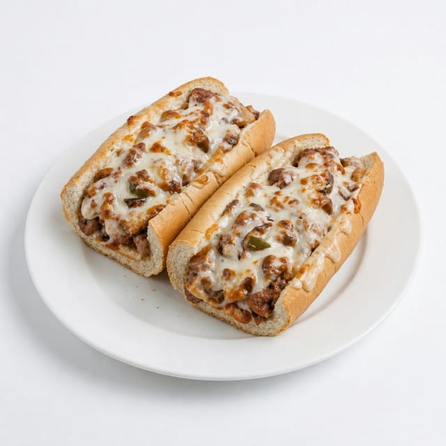 SMALL SAUSAGE, ONION & PEPPER PARM SUB.